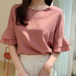 ディーホリック(dholic)の(美品)ディーホリック（DHOLIC ）♡ティアードスリーブブラウス(シャツ/ブラウス(半袖/袖なし))