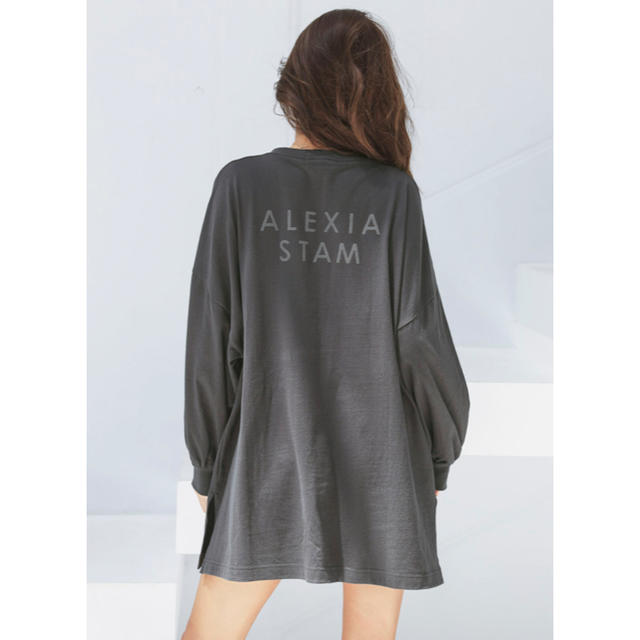 ALEXIA STAM(アリシアスタン)のBack Separated Logo Long Sleeve Tee メンズのトップス(Tシャツ/カットソー(七分/長袖))の商品写真