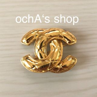 シャネル(CHANEL)のCHANEL vintage ヴィンテージ ブローチ マトラッセ シャネル(ブローチ/コサージュ)