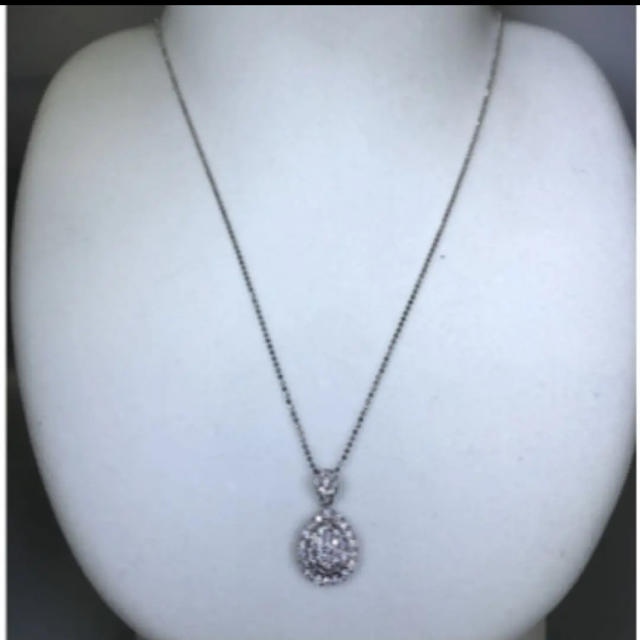 美品　PT850 ダイヤモンド ネックレス　0.77ct