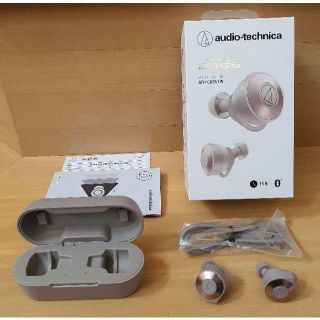 オーディオテクニカ(audio-technica)のBluetooth Earphone ATH-CK5TW、美品、4ヶ月保証残(ヘッドフォン/イヤフォン)