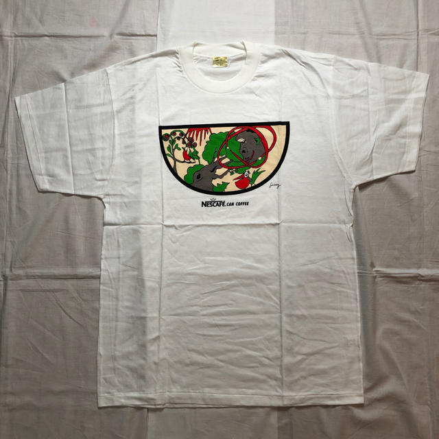 1990’s “ジミー大西×NESCAFÉ” Printed T-Shirt