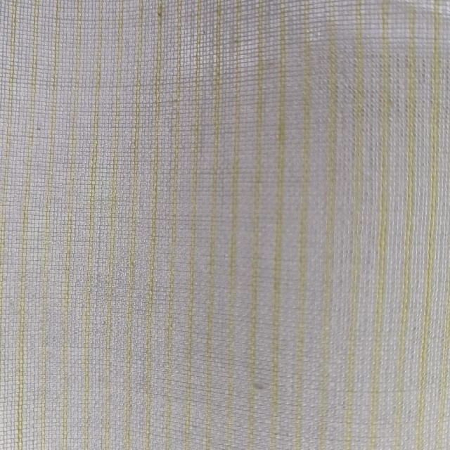 ベルメゾン(ベルメゾン)の綿100　レースカーテン　イエロー　130☓176 インテリア/住まい/日用品のカーテン/ブラインド(レースカーテン)の商品写真