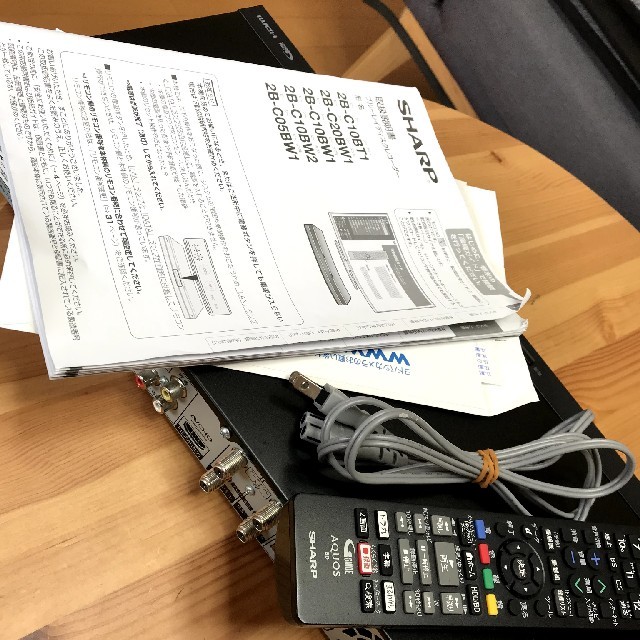 SHARP AQUOS 2B-C05BW1 ブルーレイレコーダー 2019年式 SHARP AQUOS 2B-C05BW1 ブルーレイレコーダー 2019年式