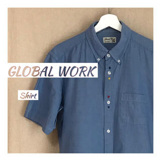 グローバルワーク(GLOBAL WORK)の【古着】半袖シャンブレーシャツ【GLOBAL WORK】(シャツ)