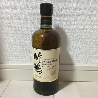 ニッカウイスキー(ニッカウヰスキー)の竹鶴ピュアモルト　新ボトル(ウイスキー)