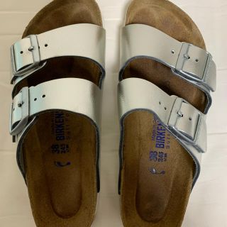 ビルケンシュトック(BIRKENSTOCK)のビルケンシュトック　アリゾナ　シルバー　ドゥーズィエムクラス(サンダル)