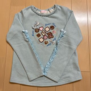 メゾピアノ(mezzo piano)の【ご確認用】メゾピアノ 140【極美品】♡チョコ♡(Tシャツ/カットソー)