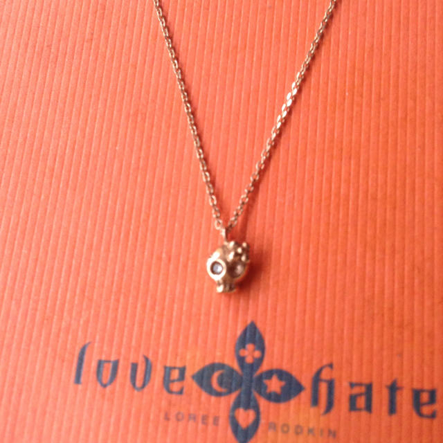 Loree Rodkin - Love&Hate K10 ダイヤモンドネックレス 10金 Loree Rodkin - Love&Hate K10 ダイヤモンドネックレス 10金