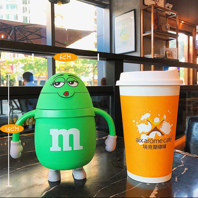 m&m's ステンレスマグ キッズ/ベビー/マタニティの授乳/お食事用品(水筒)の商品写真