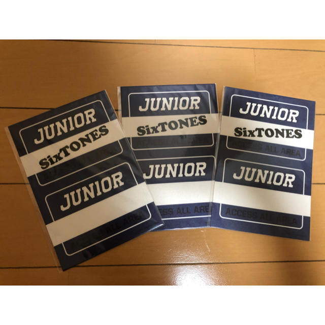 Johnny's(ジャニーズ)のSixTONES ジャニショ ステッカー  ※み様専用 エンタメ/ホビーのタレントグッズ(アイドルグッズ)の商品写真