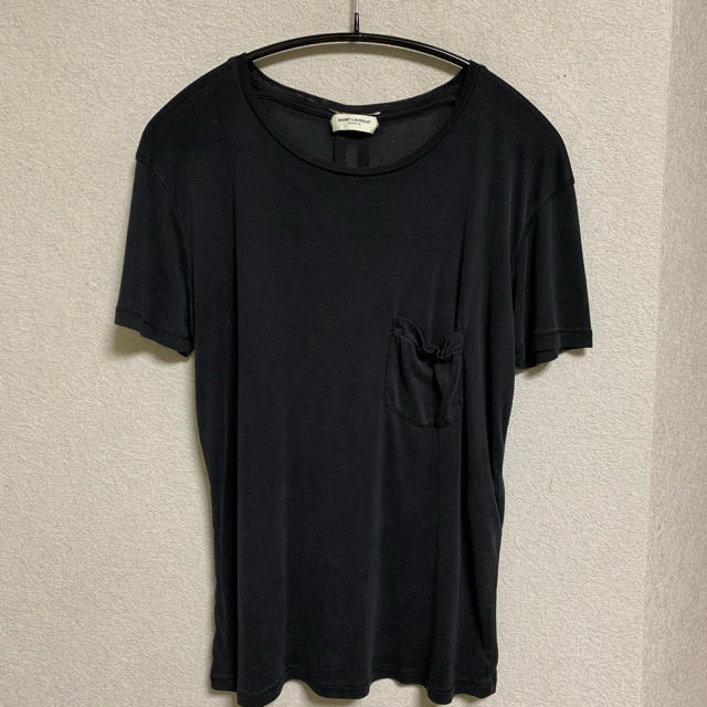 Saint Laurent(サンローラン)のエディ期　saint laurent paris シルク　Tシャツ メンズのトップス(Tシャツ/カットソー(半袖/袖なし))の商品写真