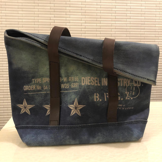 【美品】DIESEL ディーゼル トートバッグ カバン 鞄 メンズ