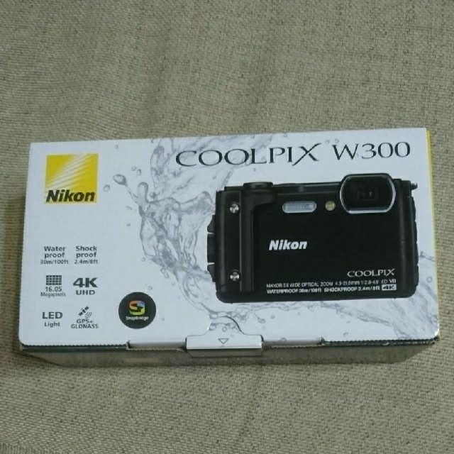 ニコン　COOLPIX W300 ブラック 保証書未記入