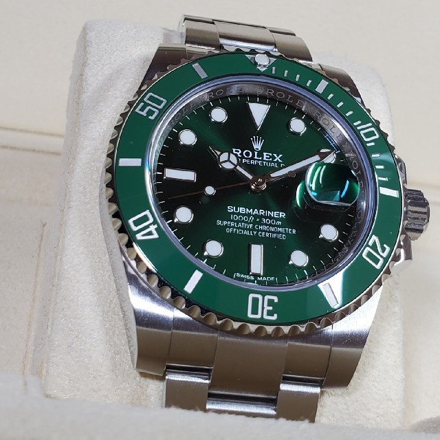 ROLEX グリーン サブマリーナ 116610LV 19年 極美品