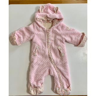 ニシキベビー(Nishiki Baby)のあむ♫様専用‼️★美品・完売品★うさ耳付きボアカバーオール (カバーオール)