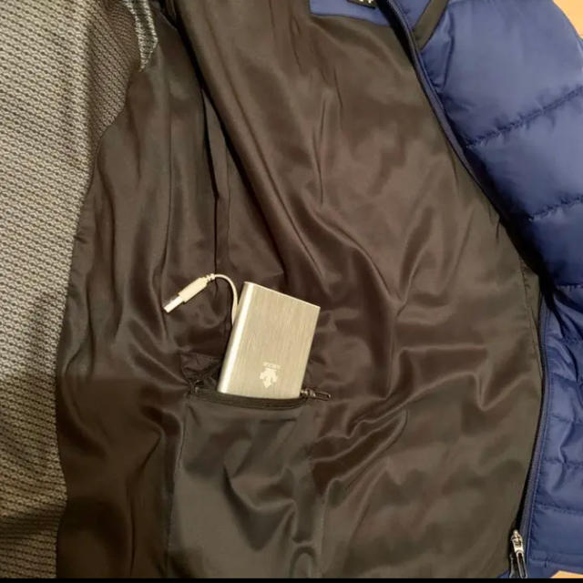 DESCENTE(デサント)のデサントゴルフ　ダウンジャケット　ブルー　モバイルサーモ メンズのジャケット/アウター(ダウンジャケット)の商品写真