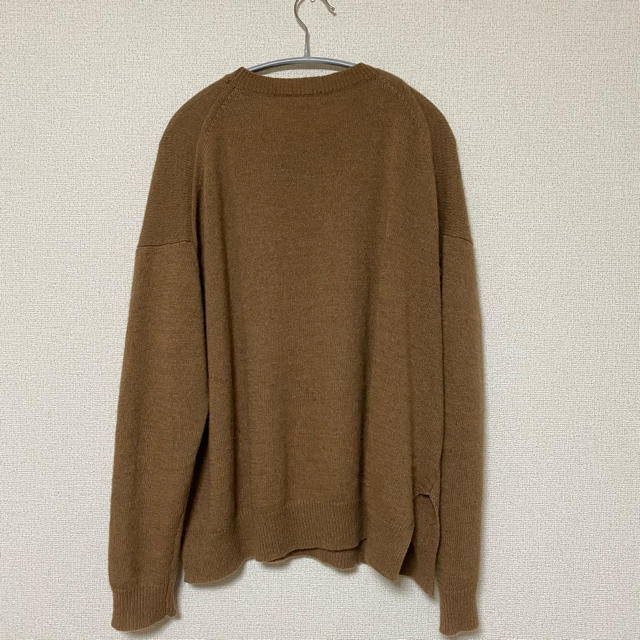 COMOLI(コモリ)の【定価33,000円】AURALEE ベビーキャメルニット 17aw サイズ4 メンズのトップス(ニット/セーター)の商品写真