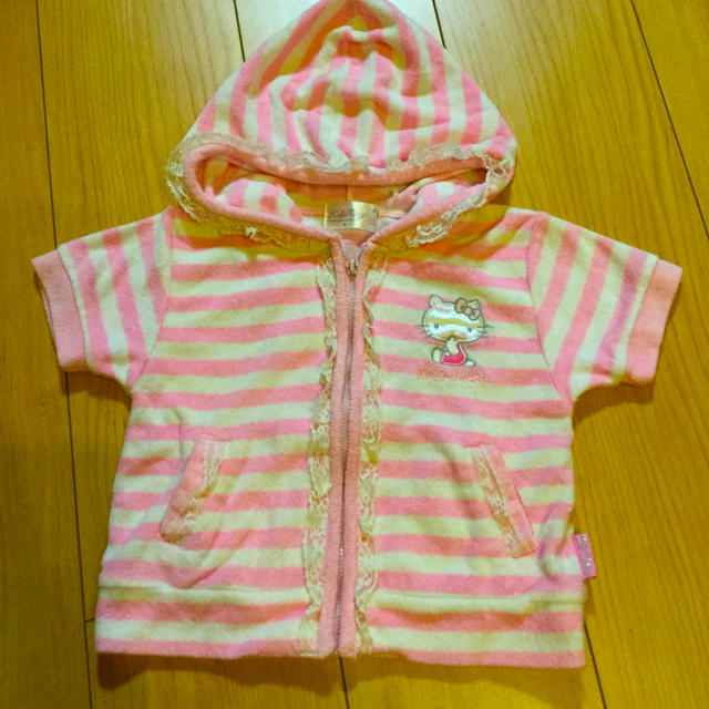 ハローキティ(ハローキティ)のKittyちゃんパーカー キッズ/ベビー/マタニティのキッズ服女の子用(90cm~)(ジャケット/上着)の商品写真