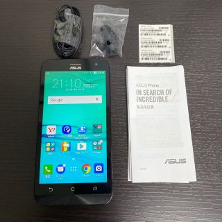 エイスース(ASUS)の ASUS ZenFone2 Laser ZE500KL ホワイト(スマートフォン本体)