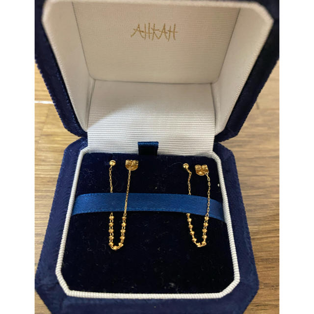 タイムセール AHKAH チェーンピアス 18K - ピアス