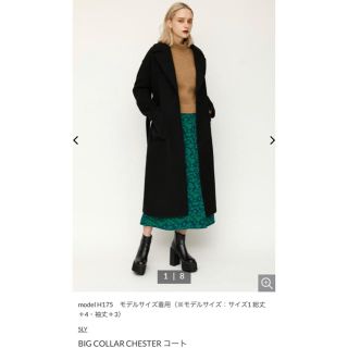 スライ(SLY)の最終お値下げ【SLY】BIG COLLAR CHESTER COAT(チェスターコート)