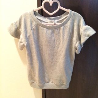 ノエラ(Noela)のノエラ♡フリル袖♡スウェット♡新品(カットソー(半袖/袖なし))