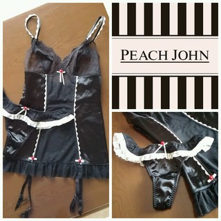 ピーチジョン(PEACH JOHN)の【送込】ガーターキャミソールタンガセット(その他)