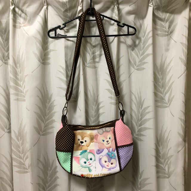 ハンドメイド ダッフィー  ショルダーバッグ