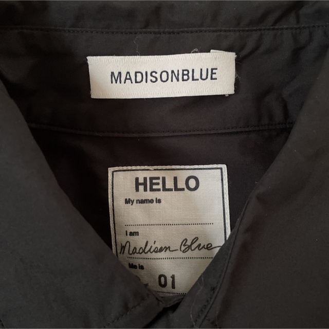 MADISONBLUE - 美品 マディソンブルー J.BRADLEY CUFF SHIRT 黒 ...