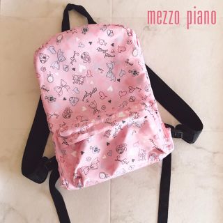 メゾピアノ(mezzo piano)のメゾピアノ ナイロン リュック デイバック レインボーパーク バック 鞄 通学(リュックサック)