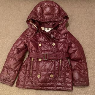 バーバリー(BURBERRY)のバーバリー ダウン コート ジャケット 8歳 128㎝(コート)