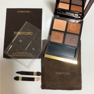 トムフォード(TOM FORD)の【レア】トムフォード アイ カラー クォード 02 コニャック セーブル(アイシャドウ)