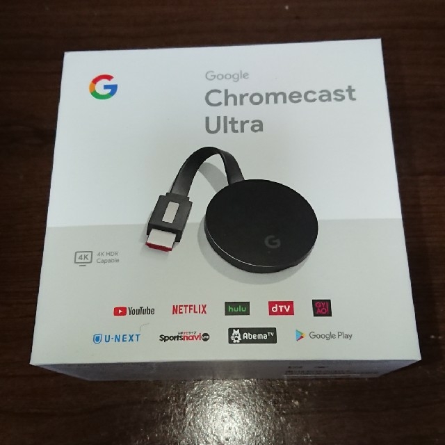 Google Chromecast ultra 4K対応