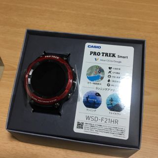 カシオ(CASIO)のCASIO protrek WSD-F21HR red(腕時計(デジタル))