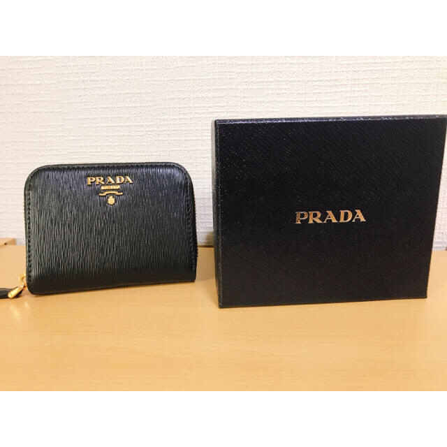 PRADAプラダ コインケース NERO 黒 ラウンドジップ コインケース PRADAプラダ コインケース NERO 黒 ラウンドジップ コインケース
