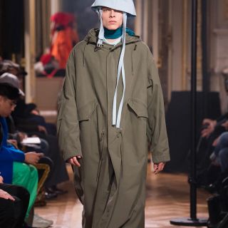 ラフシモンズ(RAF SIMONS)のラフシモンズ　19aw ロングパーカー(モッズコート)