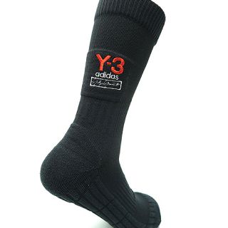 Y3 Mサイズ ワイスリー ロゴ ソックス 靴下 黒 LOGO SOCK(ソックス)