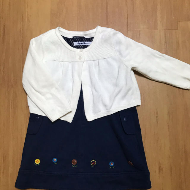 babyGAP(ベビーギャップ)のベビーギャップ　ボレロ　カーディガン　ホワイト　双子　① キッズ/ベビー/マタニティのベビー服(~85cm)(カーディガン/ボレロ)の商品写真