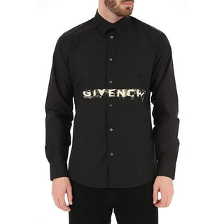 美品 19SS GIVENCHY ジバンシィ ジバンシー ロゴ ドレス シャツの ...