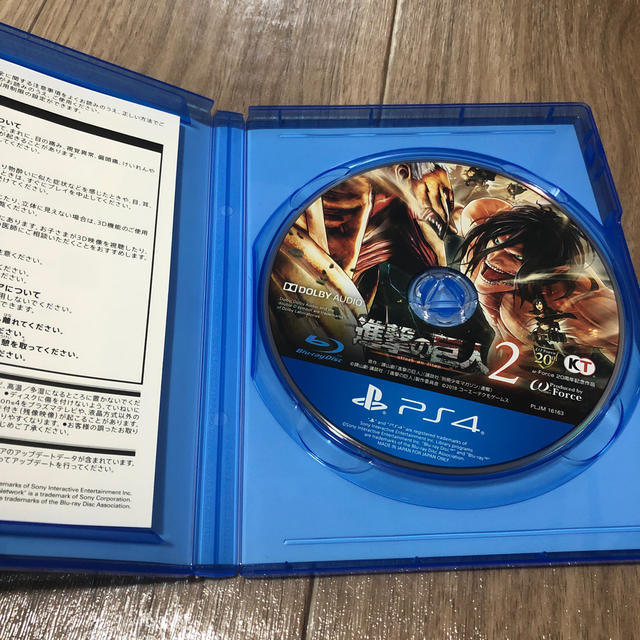 PlayStation4(プレイステーション4)の進撃の巨人2 PS4 エンタメ/ホビーのゲームソフト/ゲーム機本体(家庭用ゲームソフト)の商品写真