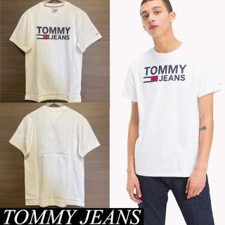 トミーヒルフィガー(TOMMY HILFIGER)の【新品、未使用】トミー　ジーンズ　定番　ロゴ　Tシャツ　半袖　Sサイズ(Tシャツ/カットソー(半袖/袖なし))