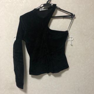 アレキサンダーワン(Alexander Wang)のT alexander wang 変形トップス(カットソー(長袖/七分))