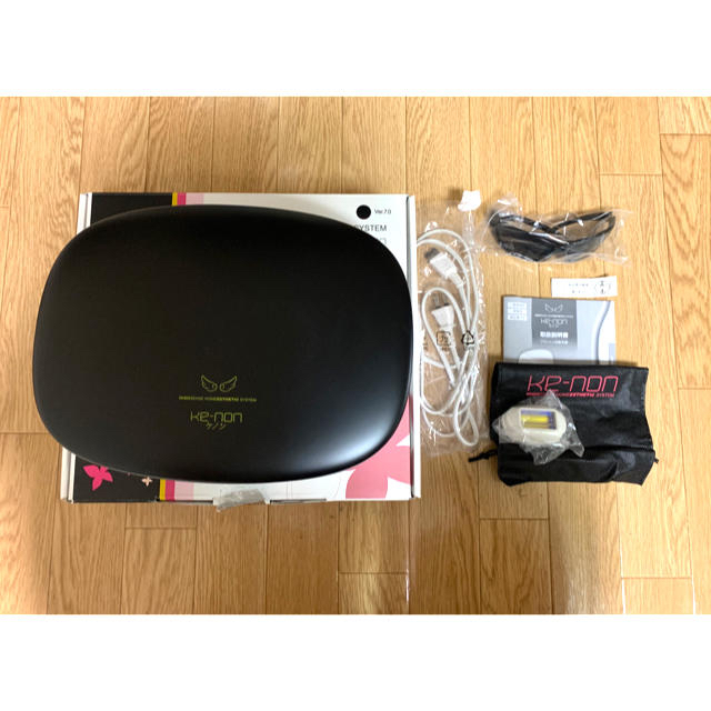 ケノン 脱毛器 7.0 カートリッジ付き-
