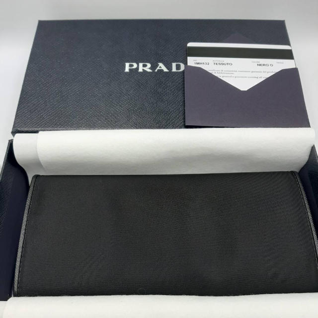 PRADA - 【最終値下げ】PRADA プラダ 長財布 二つ折り 1ML132 NEROの ...