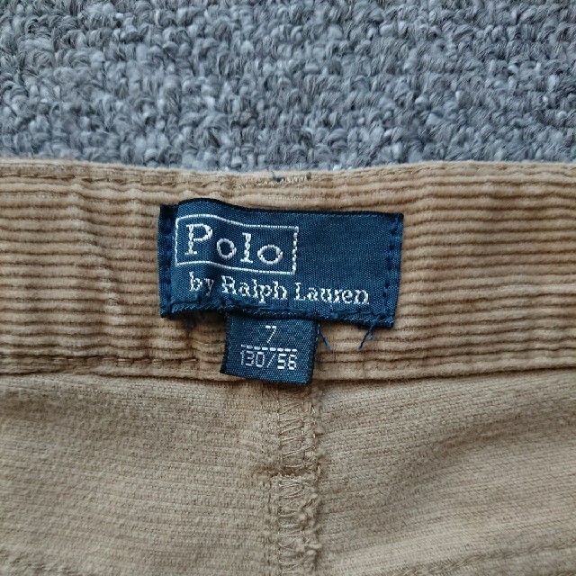 Ralph Lauren(ラルフローレン)のラルフローレン コーデュロイ 130 【中古】美品 パンツ ズボン キッズ/ベビー/マタニティのキッズ服男の子用(90cm~)(パンツ/スパッツ)の商品写真