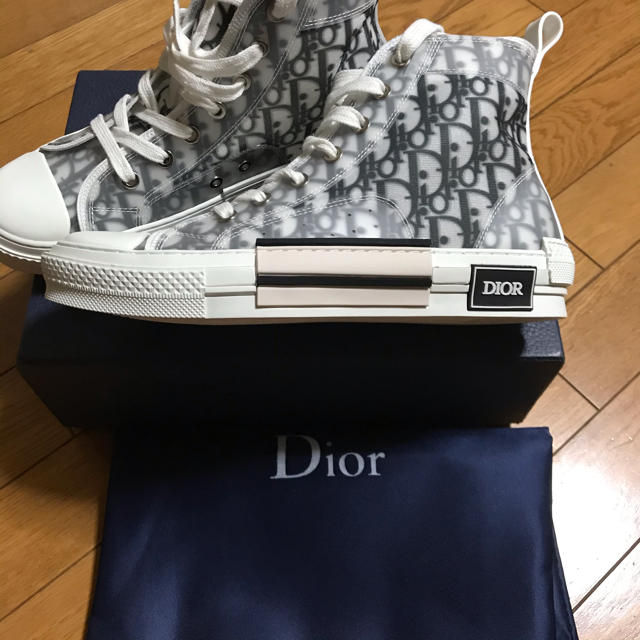 新品　大人気 Dior風 ロゴ B23 ハイカットスニーカー靴/シューズ