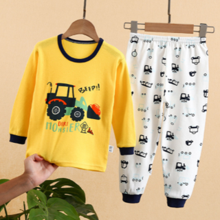 【新品】こども 100 秋 冬 パジャマ キッズ 部屋着(パジャマ)