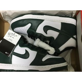 nike dunk high spartan green 26cm(スニーカー)