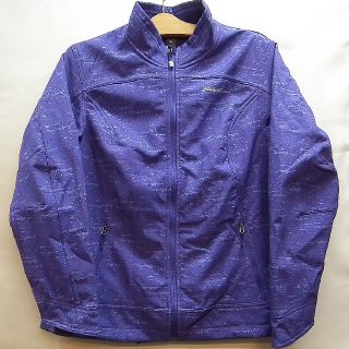 エディーバウアー(Eddie Bauer)の古着☆エディーバウアー☆eddie bauer☆ボンディングジャケット☆青紫Ｌ(ナイロンジャケット)